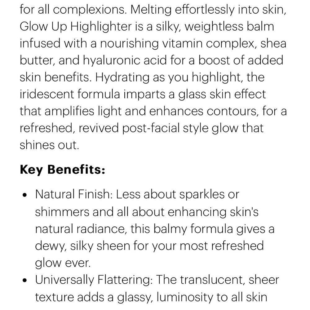 Glo Skin Beauty Glow Up Highlighter NWT - Picture 3 of 7
